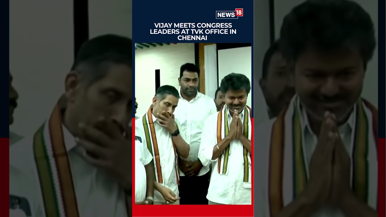Vijay Meets Congress Leaders At TVK Office In Chennai  | N18S