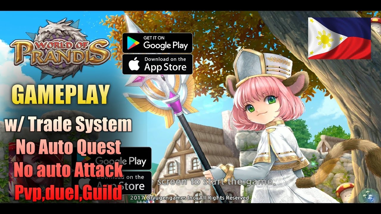 World of Prandis Gameplay (Open World MMORPG) Android/ios