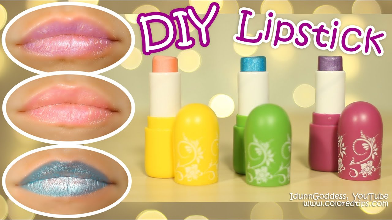 DIY Lipstick - How To Make Lipstick in 5 minutes WITHOUT Crayons and Any Special Materials