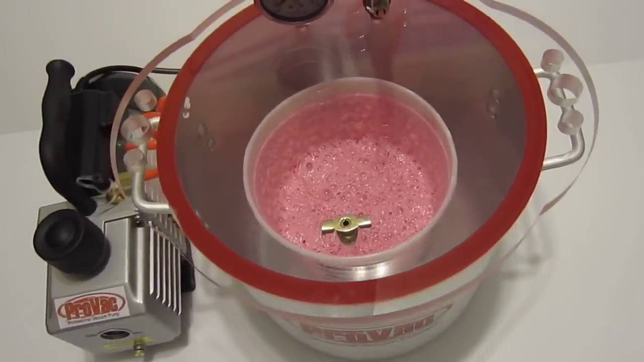 عملکرد محفظه خلاء - سیلیکون گاززدایی  PROVAC VACUUM CHAMBER  DEGASSING SILICONE