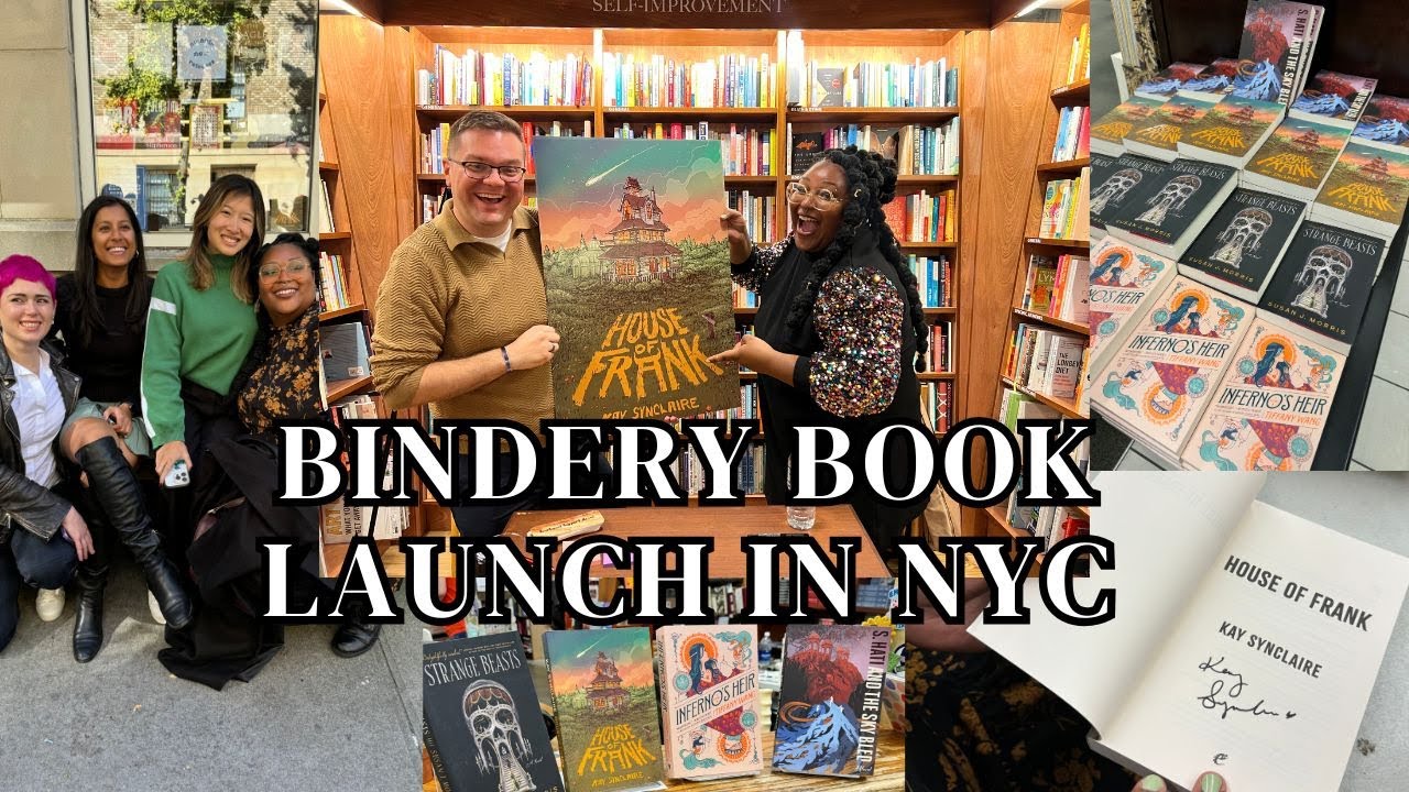 Bindery Launch Event in NYC Vlog