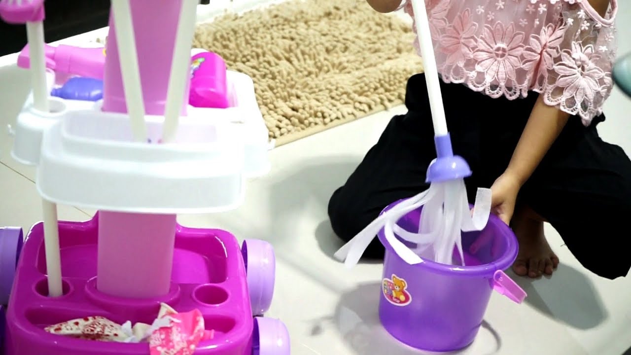 Mainan Anak Alat Pembersih Lantai 💖 Magical Cleaner Playset Toys 💖 Let's Play Jenica