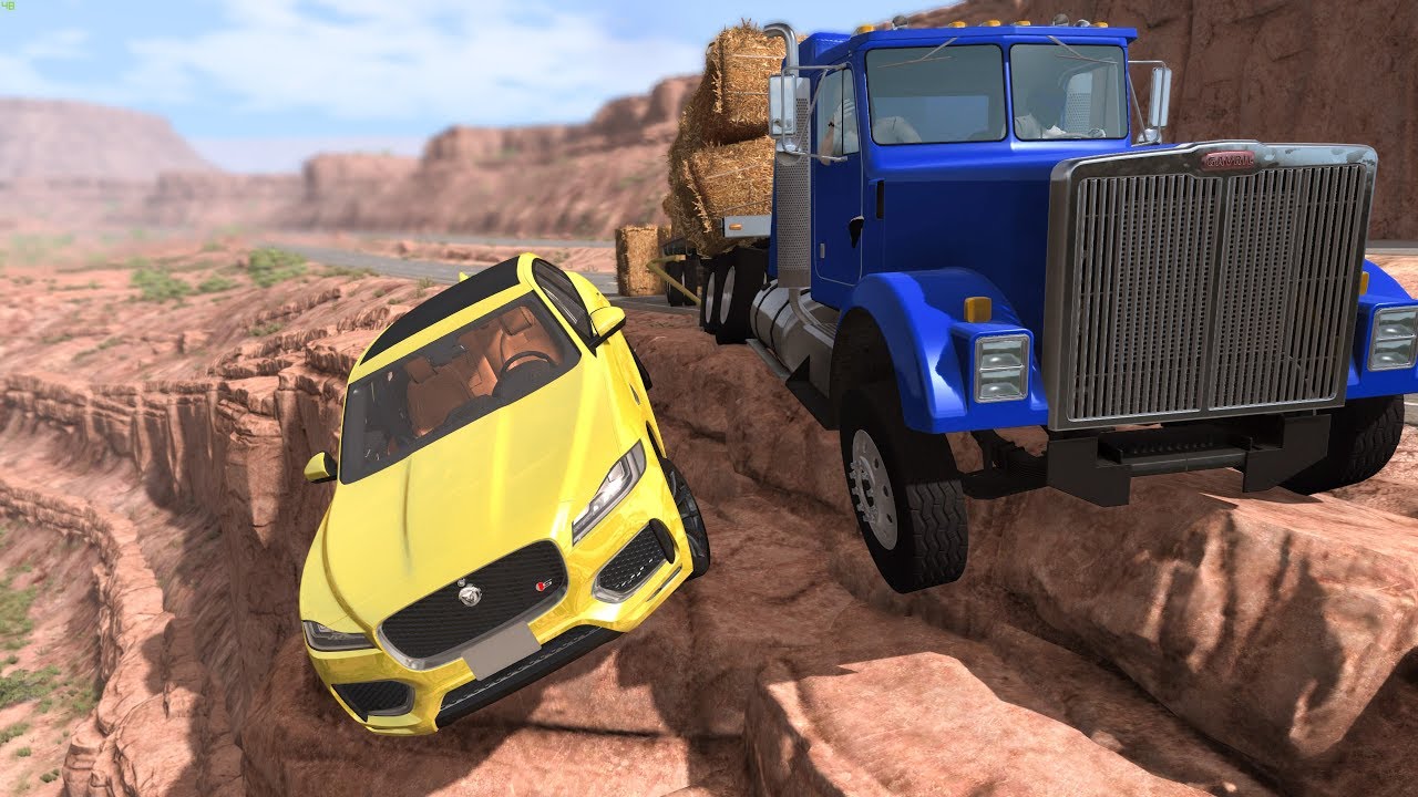 REALISTIC CLIFF DROPS #2 - BeamNG Drive | CRASHDriven
