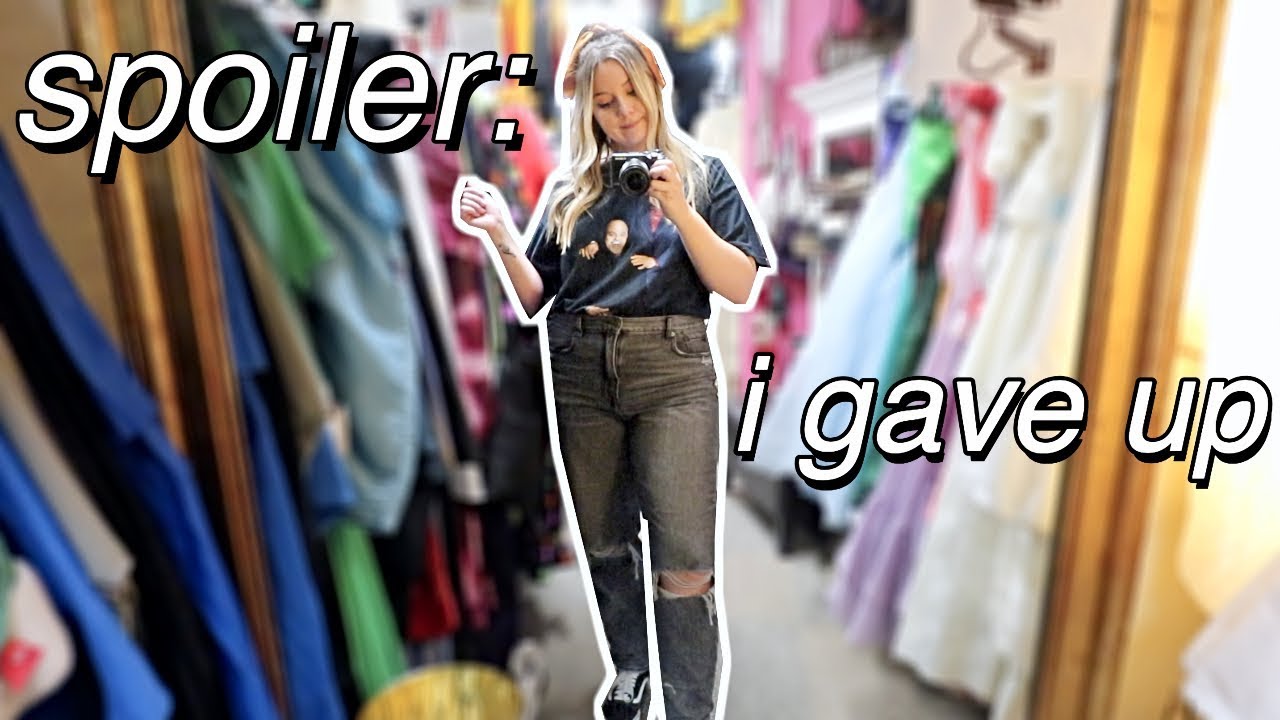 i went to 3 LA vintage stores to see what fit me...