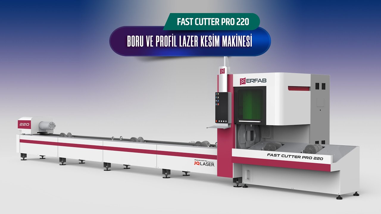 Erfab Fast Cutter PRO Boru ve Profil Lazer Kesim Makinesi