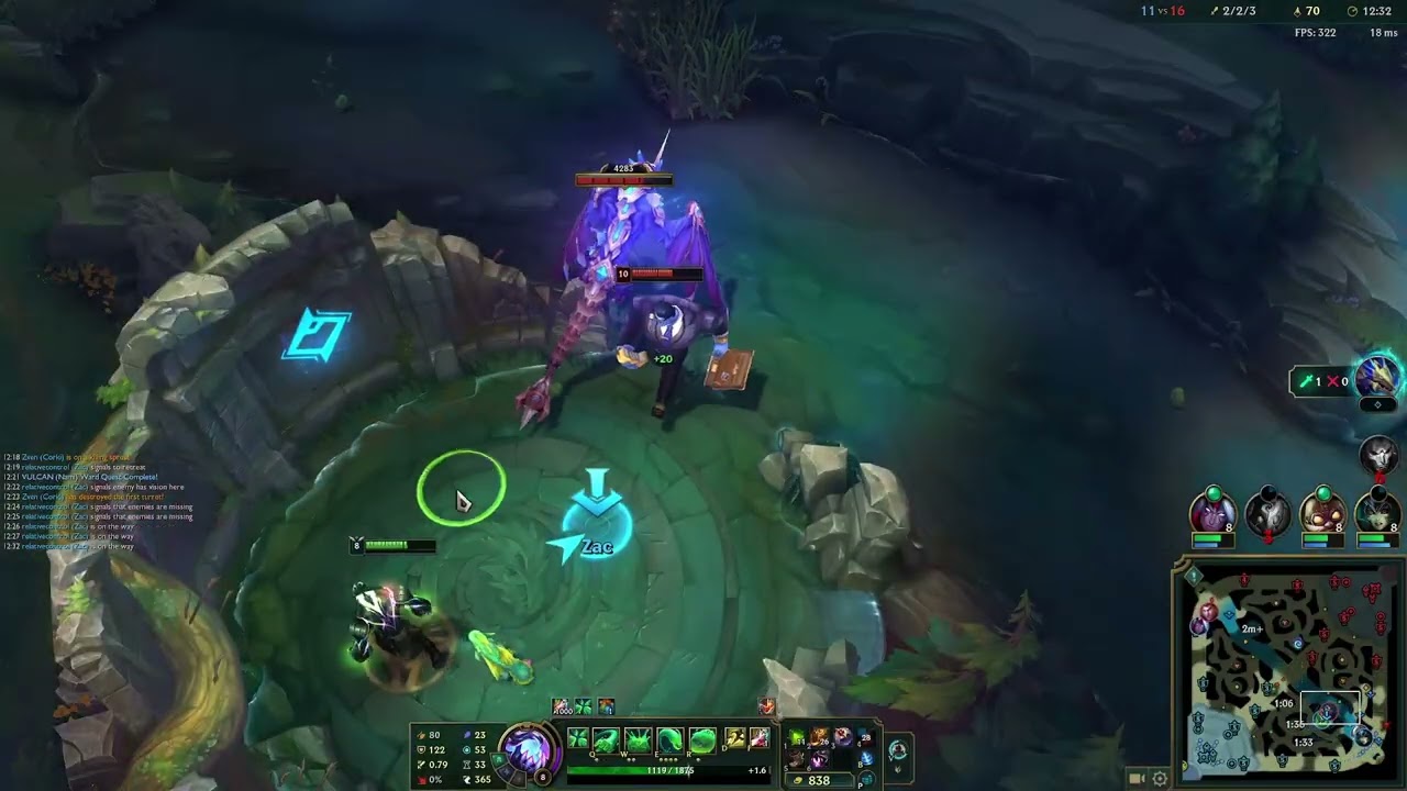 5v5 SOLOQ HIGH ELO JUNGLE GAME (TWITCH VOD) ZAC VS DR. MUNDO