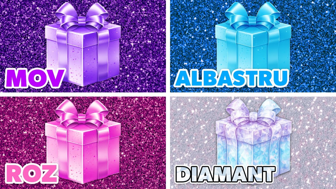 Alege-ți CADOUL ...! Diamant, Albastru, Roz sau Mov 💎🎀💙💜