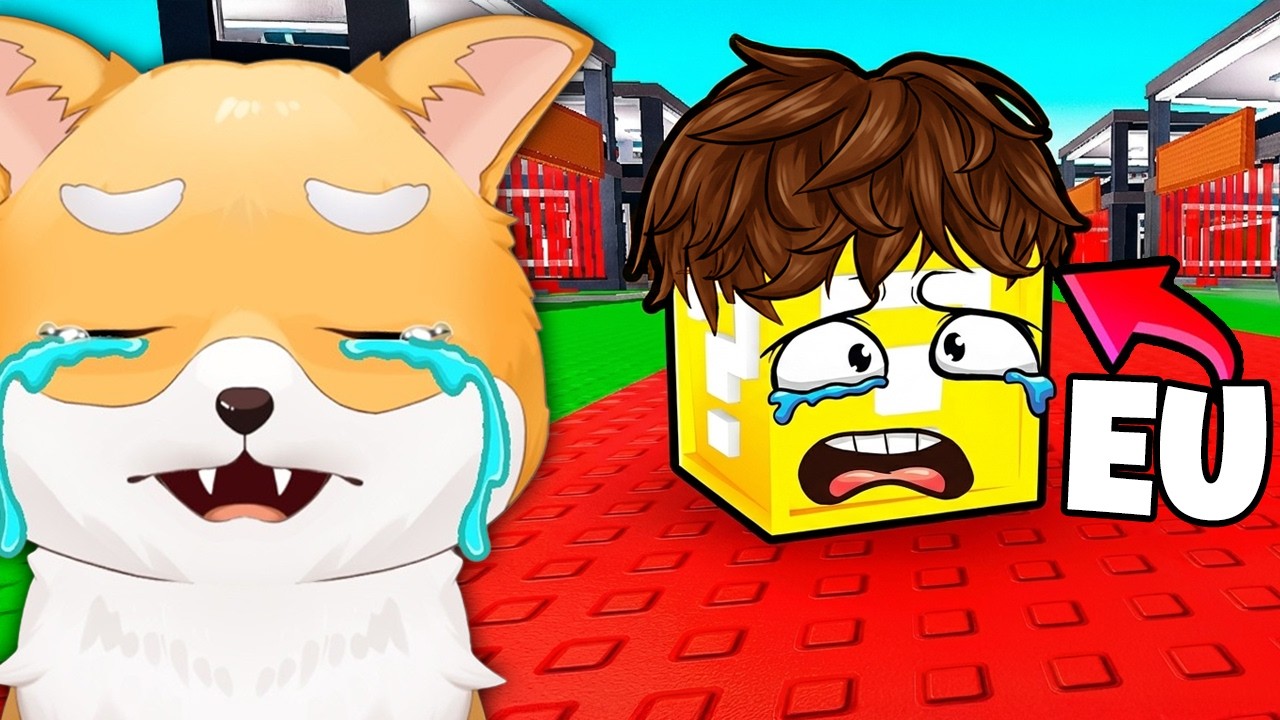 Am Devenit LUCKY BLOCK in Roblox...