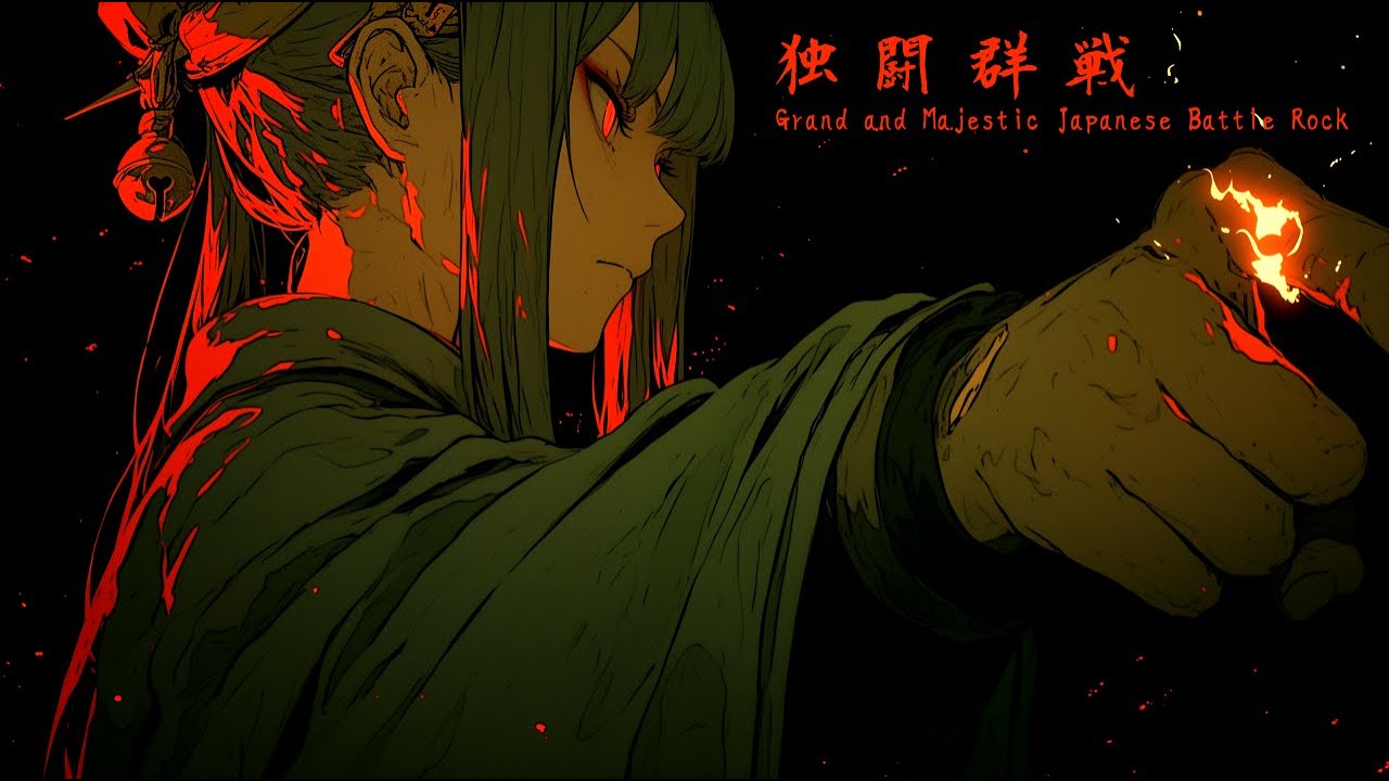 疾走感と迫力のある和風ロック戦闘曲：Japanese Boss Battle Rock Music
