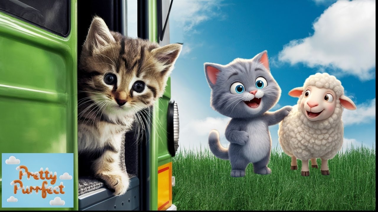 Kitten Wiggle Dance to the Wheels on the Bus | Comedy Overload