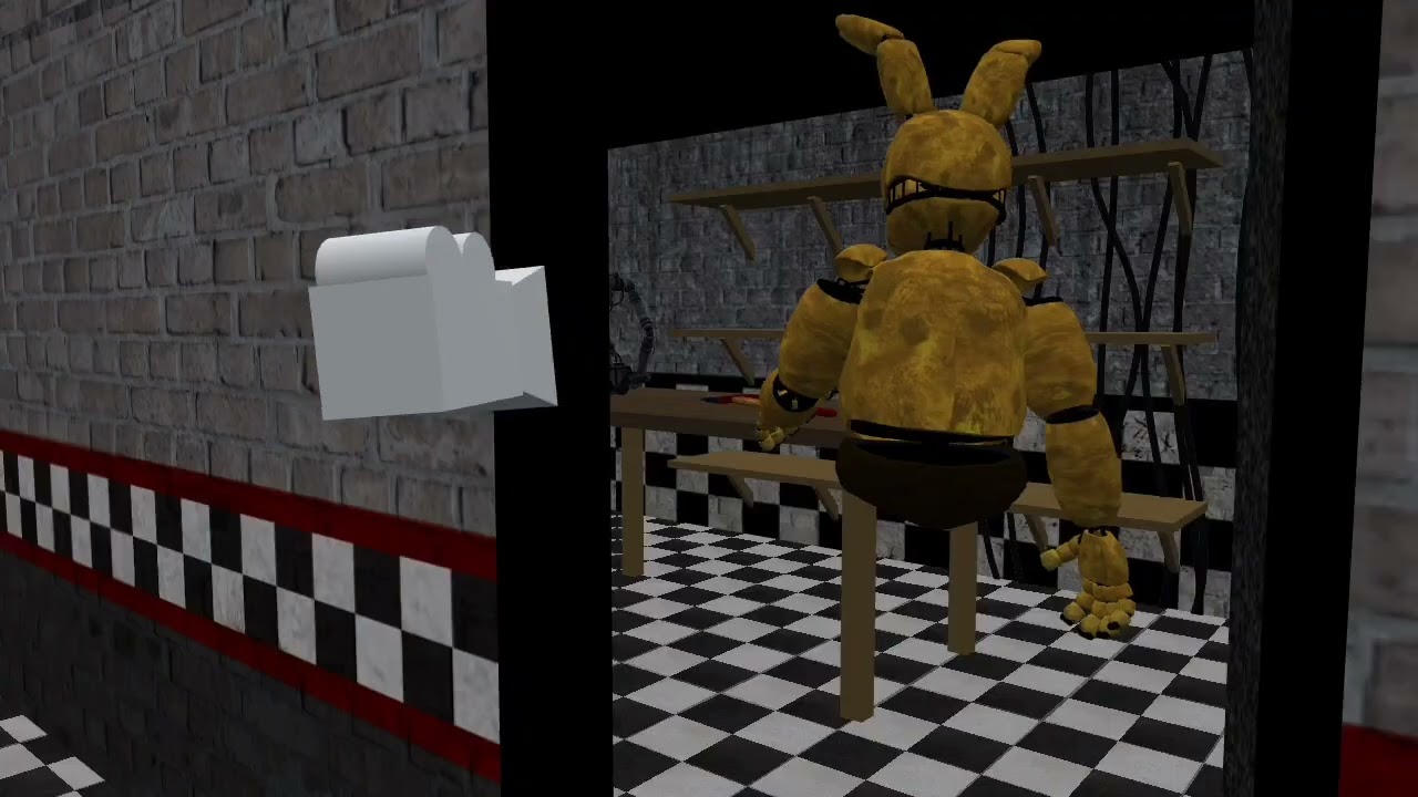 [P3d-Fnaf] Behind the escenes/teams Animation video