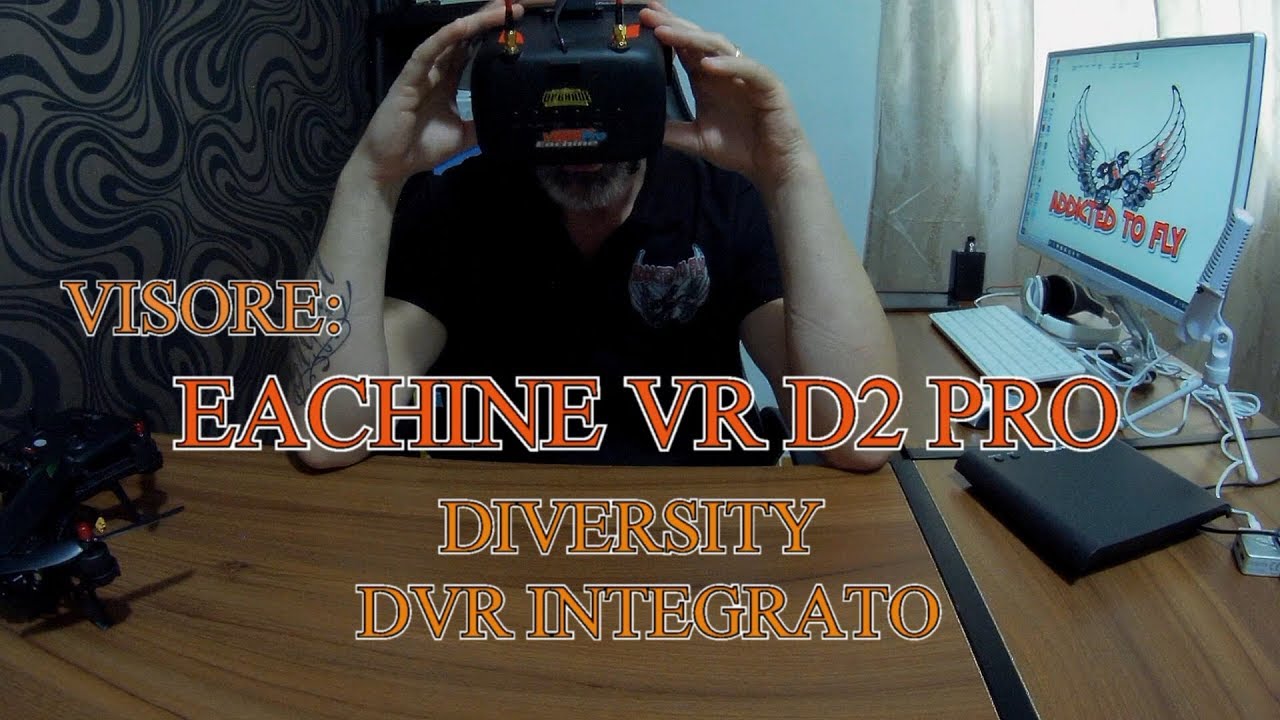 SOLO 64 EURO !!! RECENSIONE TUTORIAL EACHINE VR D2 PRO ITA (BANGGOOD COURTESY)