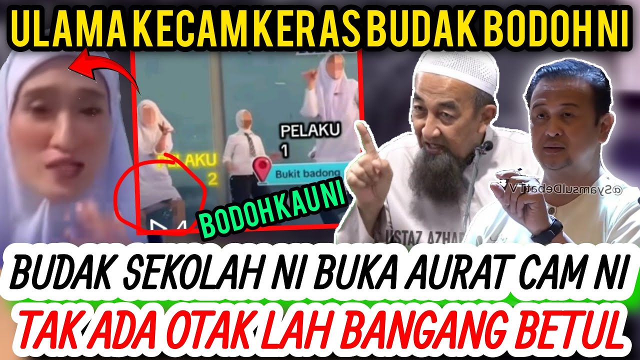 USTAZ AZHAR KECAM KERAS TARI ZUMBA CAM NI!? BODOH KALI KAU TAK ADA OTAK LAH! SEKARANG NAK MINTA MAAF