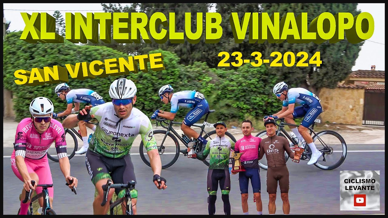 XL INTERCLUB VINALOPO SANVICENTE 23-3-2024 Ciclismo 4K