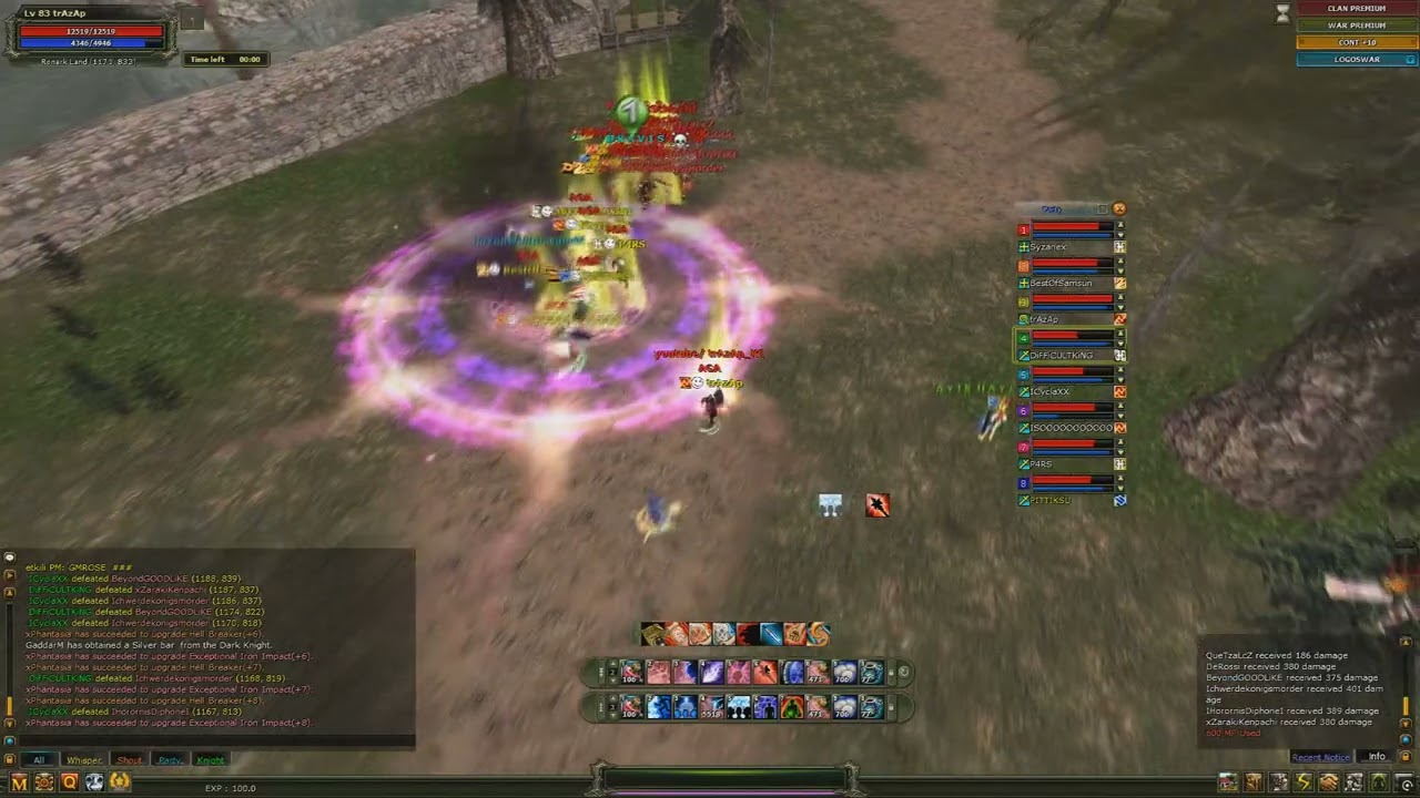 theUNFORGİVEN VS 4Schlecht 8 vs 8 LOGOSWAR #logoswar #knightonline