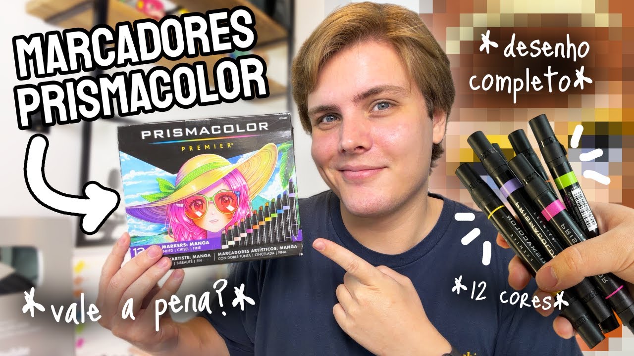 Testando Marcadores da Prismacolor - Vale a Pena?