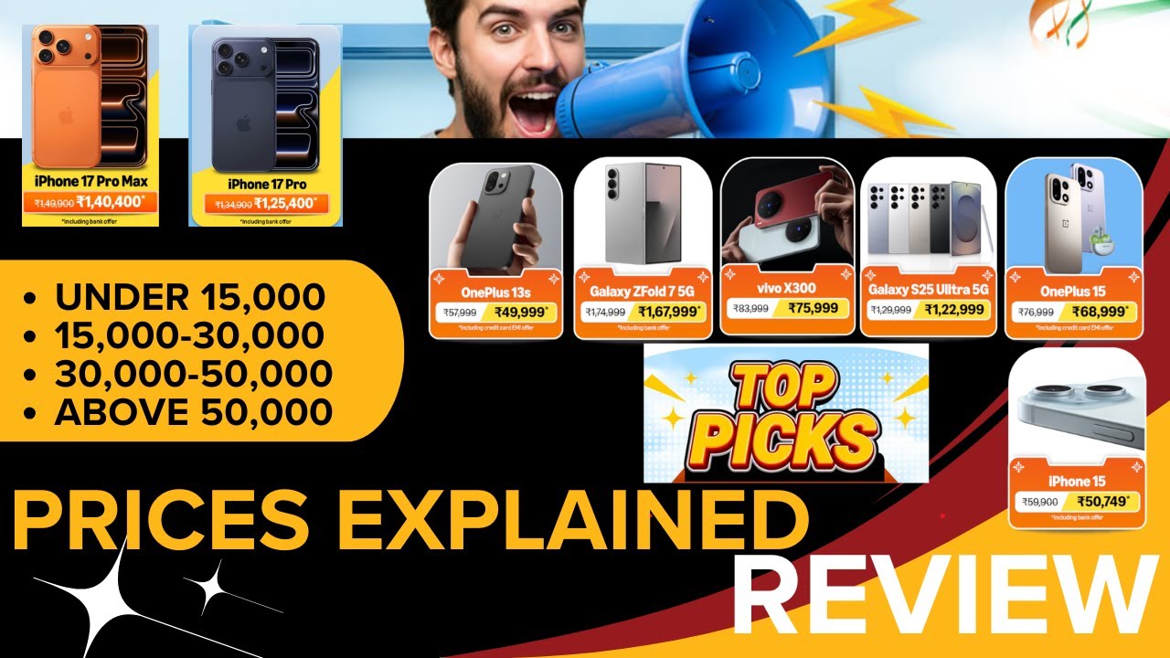IPHONE Offers | Samsung | IQOOO | Under 15000 to Above 50000 Mobile | Deals | Offers | 80% OFF