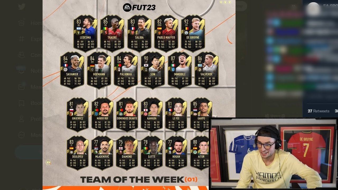 Nick reacts to FIFA 23 Team of The Week 1