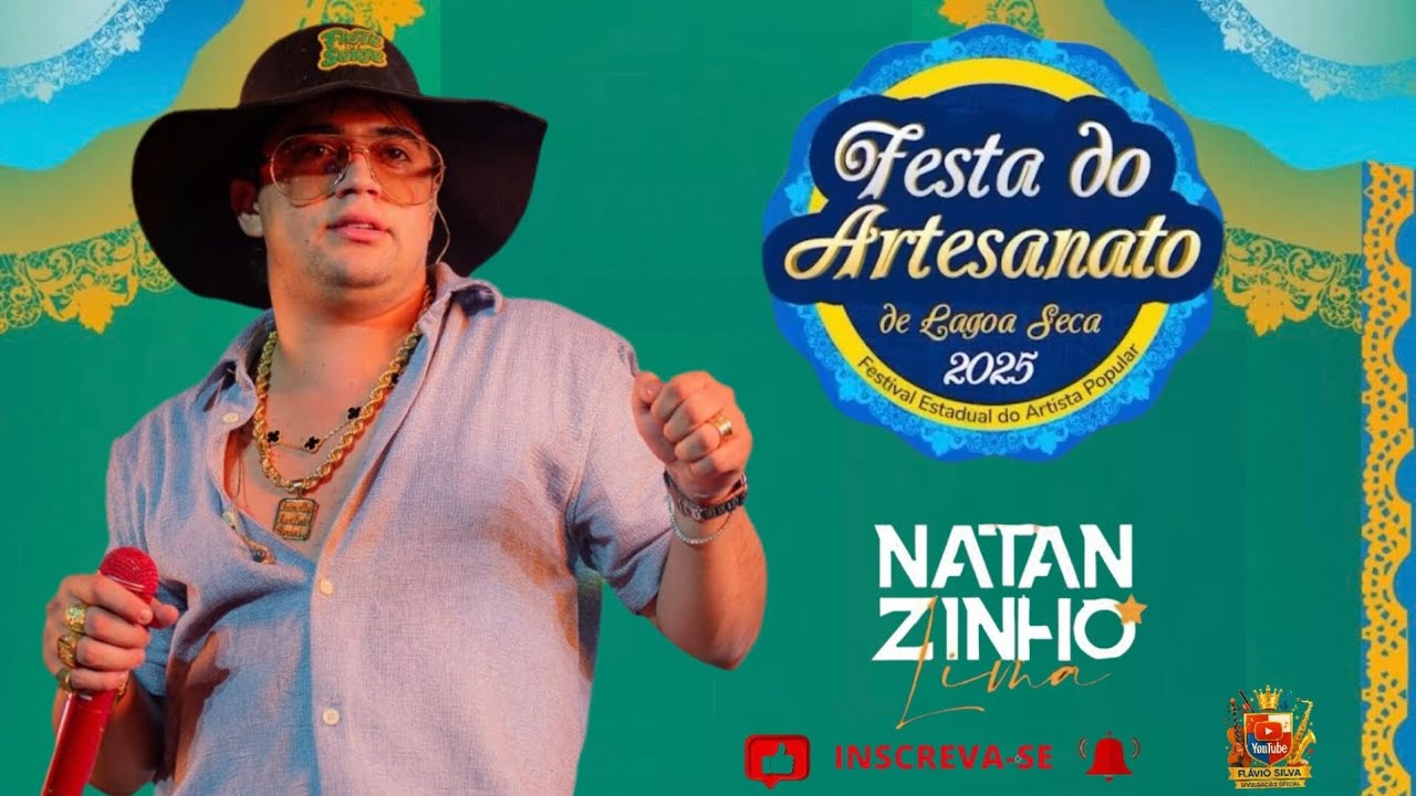 NATANZINHO LIMA NA FESTA DO ARTESANATO DE LAGOA SECA / 2025