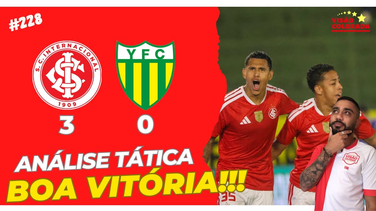 INTER 3x0 YPIRANGA | ANALISE TÁTICA 