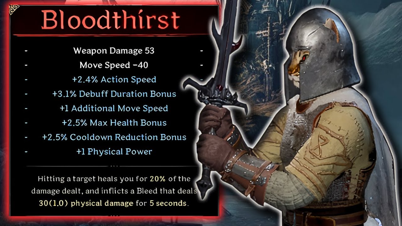 NEW ARTIFACT (BLOODTHIRST) PERMANENT RUPTURE + INFNINITE VAMPIRISM | Dark and Darker