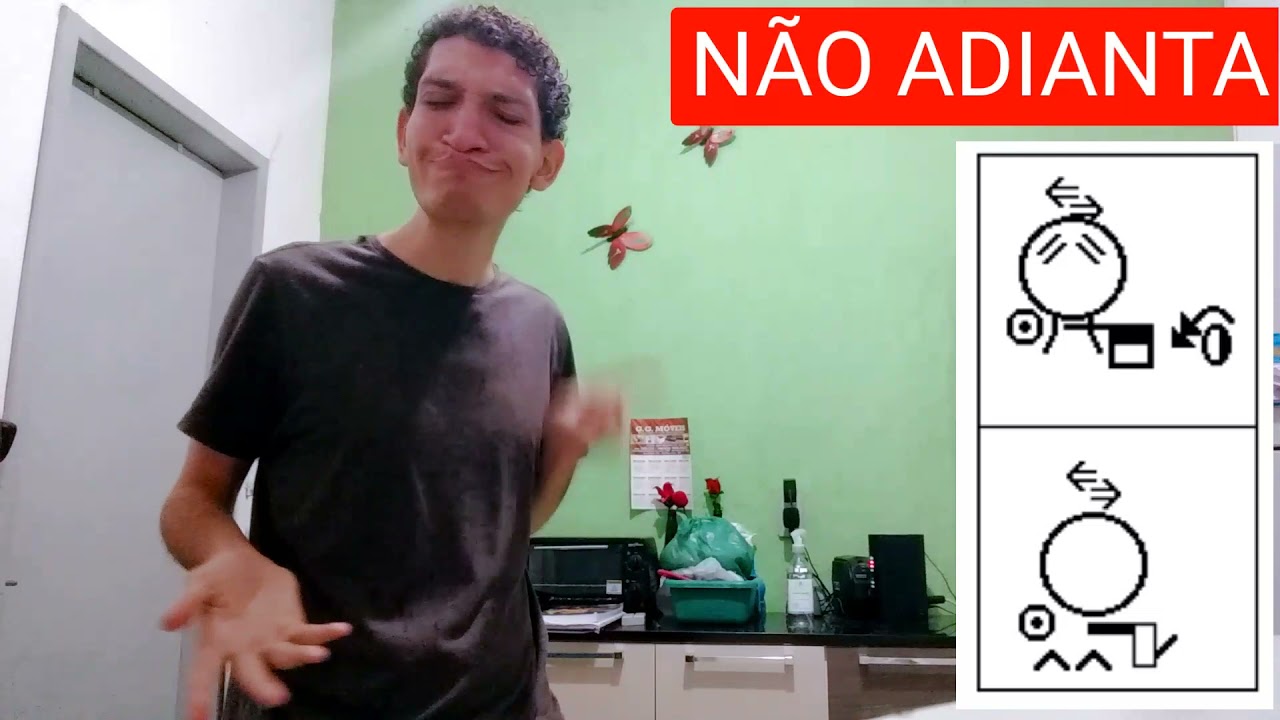 NÃO ADIANTA | NÃO DÁ - SINAL EM LIBRAS