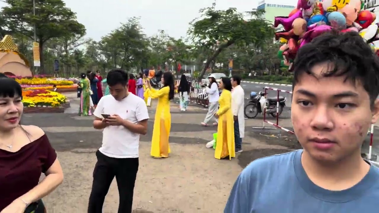 Đường hoa Tuy Hoà tết Bính Ngọ rất đẹp