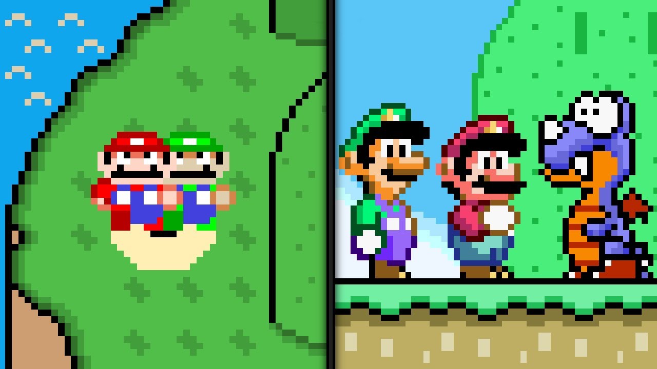 Super Mario World Coop (SNES) - Another Pointless Adventure (Rom Hack). ᴴᴰ