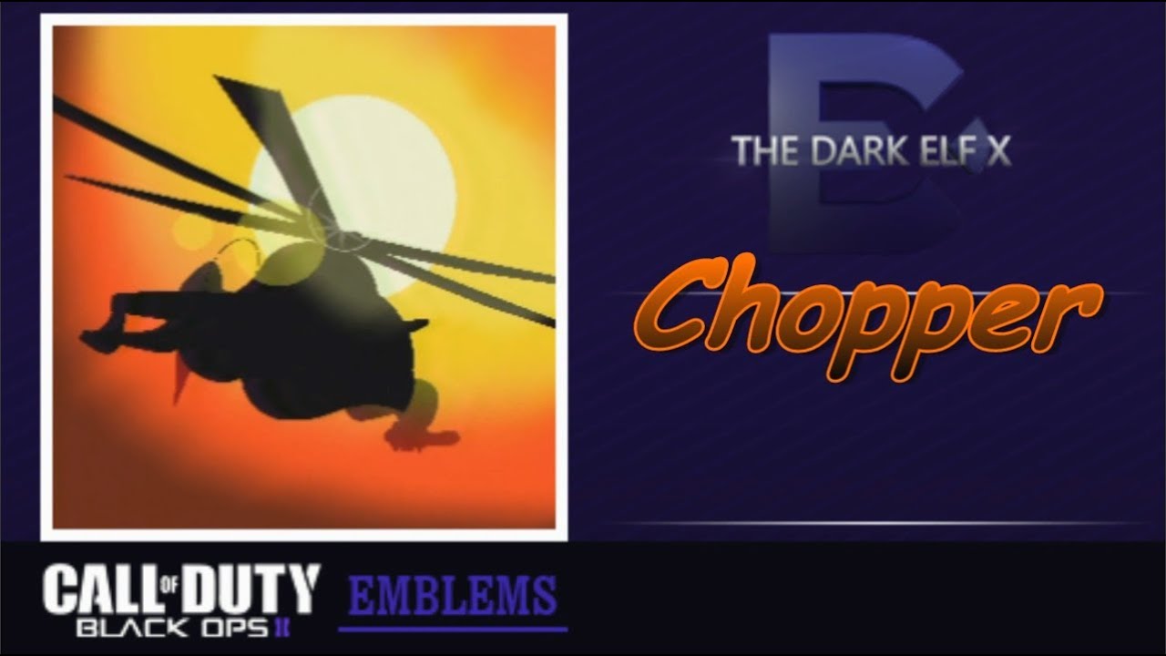 Black Ops 2 Emblem - Chopper