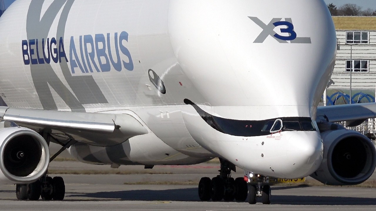 AIRBUS BELUGA XL Rush Hour at Airbus Plant Hamburg
