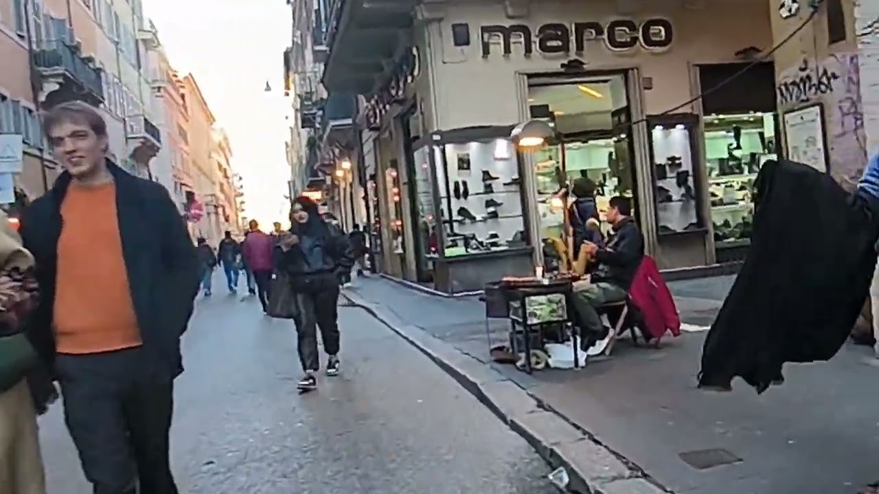Via del Corso → Piazza del Popolo | Walk Through Rome