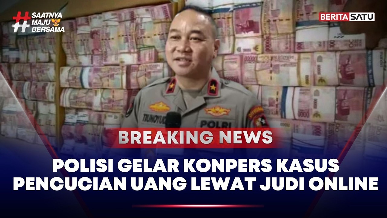 🔴 Breaking News | Polisi Gelar Konpers Kasus Pencucian Uang Lewat Judi Online