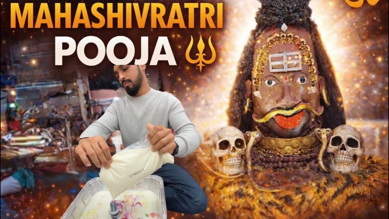MAHASHIVRATRI 🕉️ POOJA IN LAXMI NARAYAN TEMPLE 🙏🏻