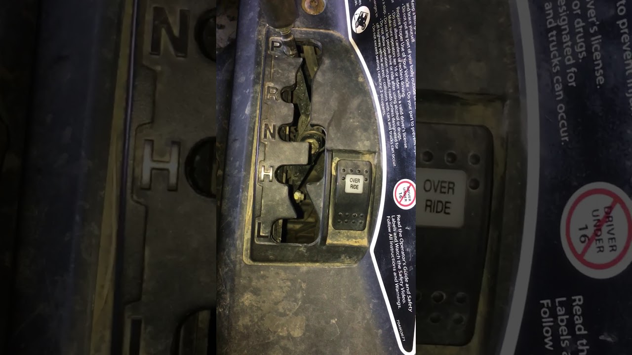 Can-am Commander shifter gate modification