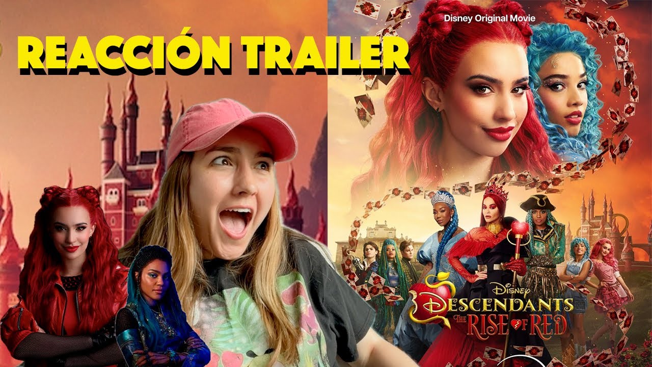 REACCIÓN TRAILER OFICIAL DE DESCENDIENTES: THE RISE OF RED  - Zamy Baumüller