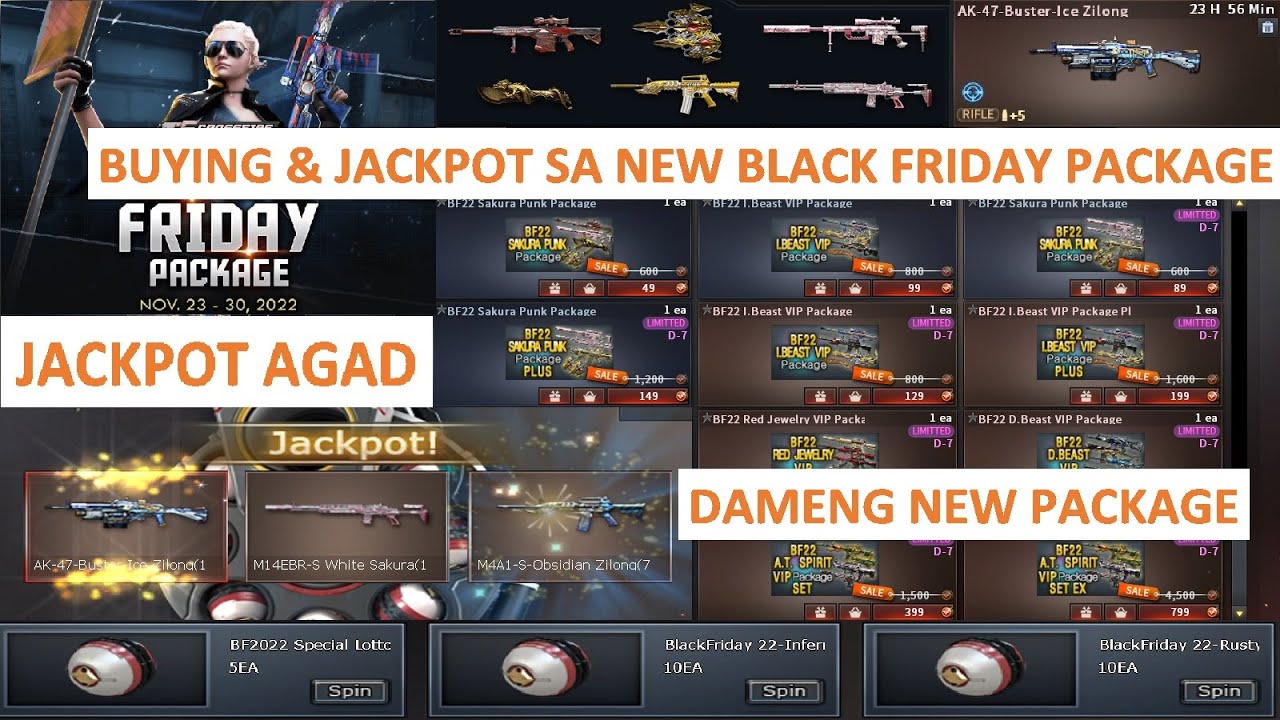 BUYING & JACKPOT SA NEW BLACK FRIDAY PACKAGE CROSSFIRE PH