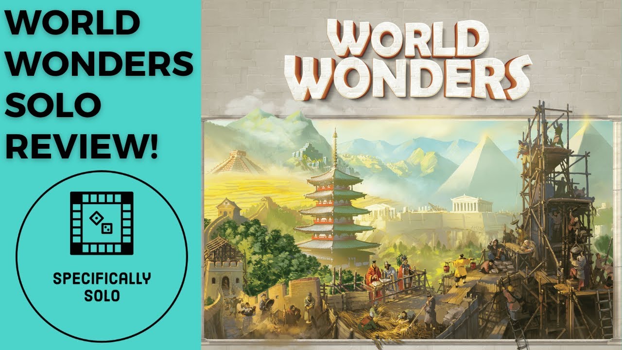 World Wonders Board Game - Solo Review!