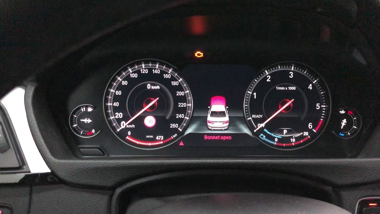 BMWCoding-BG F30 digital instrument cluster 6WB Retrofitted