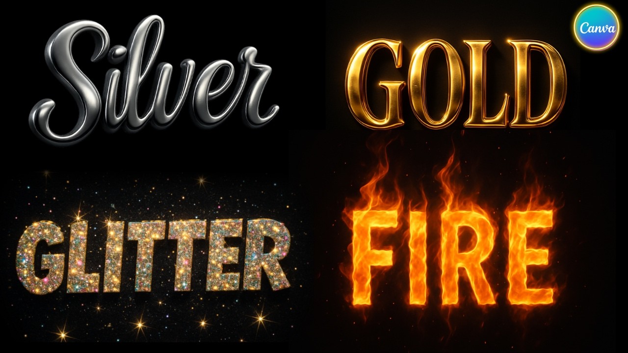 Turn ANY Text Into Stunning Effects (Canva AI Tutorial)