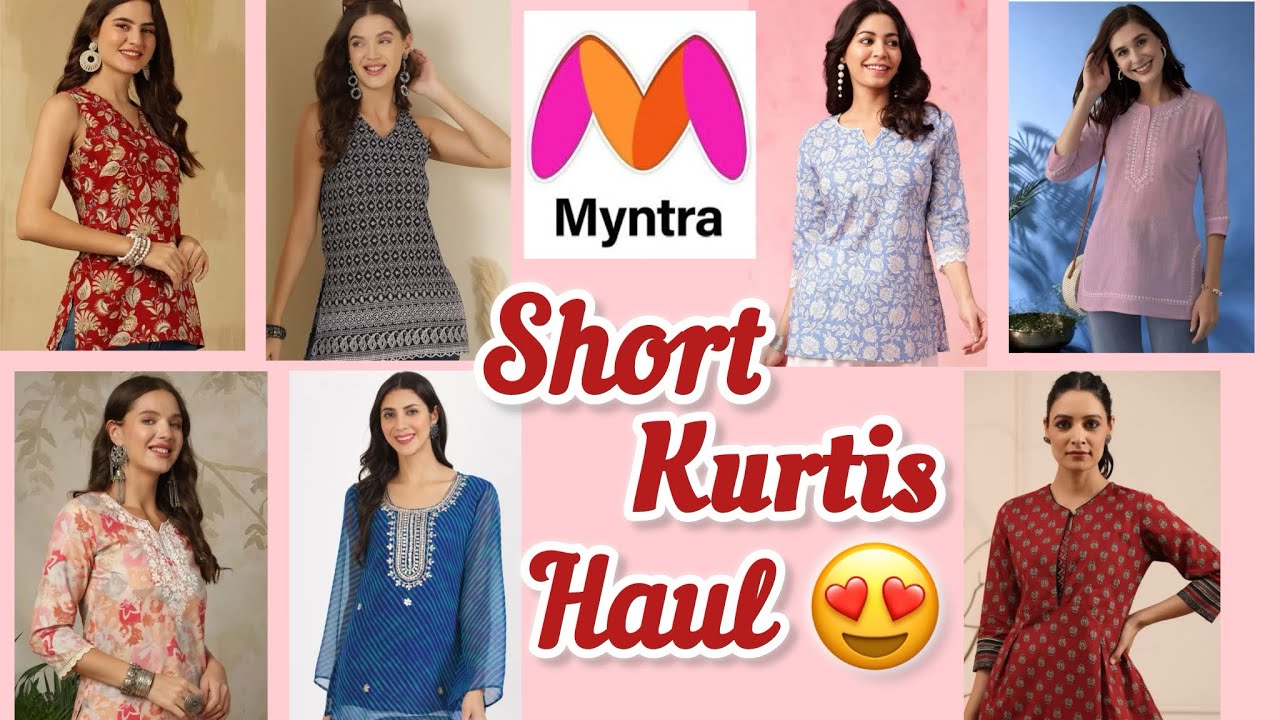 *HUGE* MYNTRA SHORT KURTI HAUL 2025 😍 | MUST HAVE KURTIS #myntra #myntrahaul #kurtihaul #fashion 