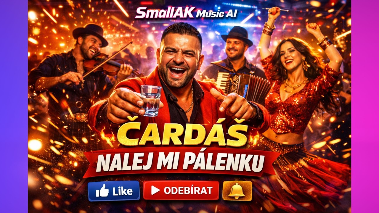 Čardáš Nalej mi Pálenku – Modern Romani Čardáš | SmallAK Music AI (Cover)