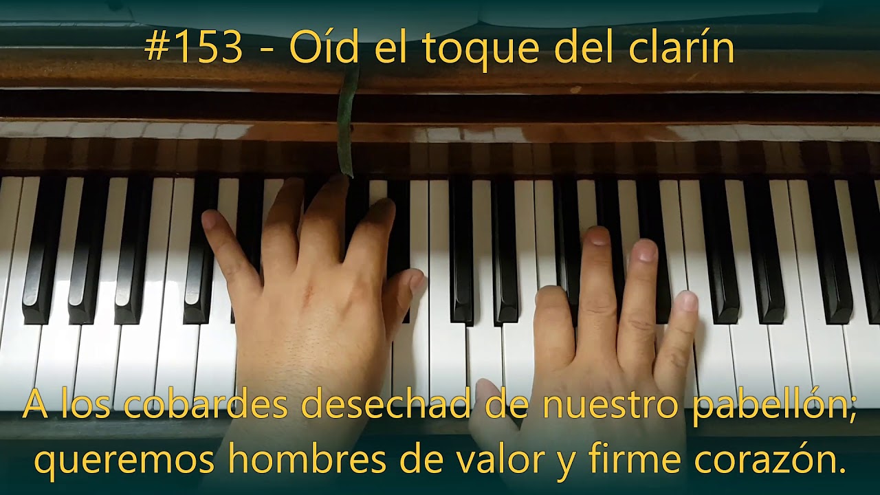 153 Oíd el toque del clarín (Instrumental - Piano - Karaoke)