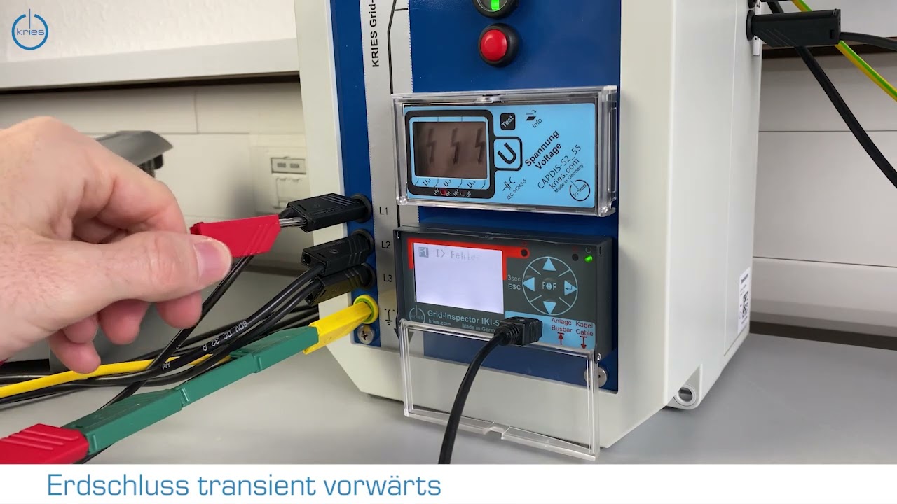 Grid - Training & Simulation: Simulation Erdschluss transient RESPE