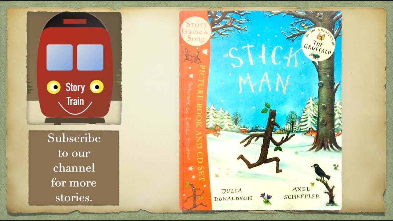 STICK MAN | Story Train read aloud for kids | With Sound Effects