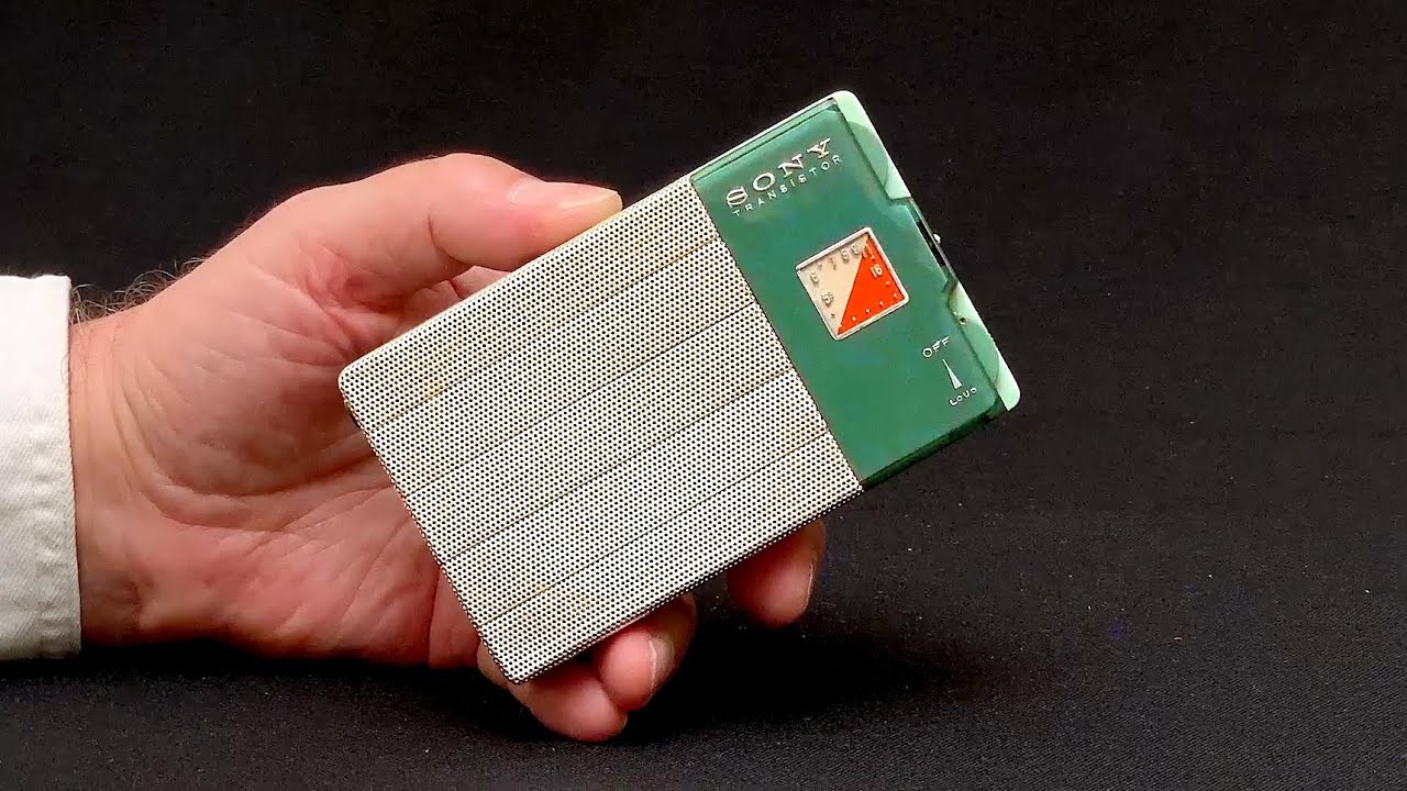 Редкий транзисторный радиоприемник Sony Convertible 1958 года. История Sony