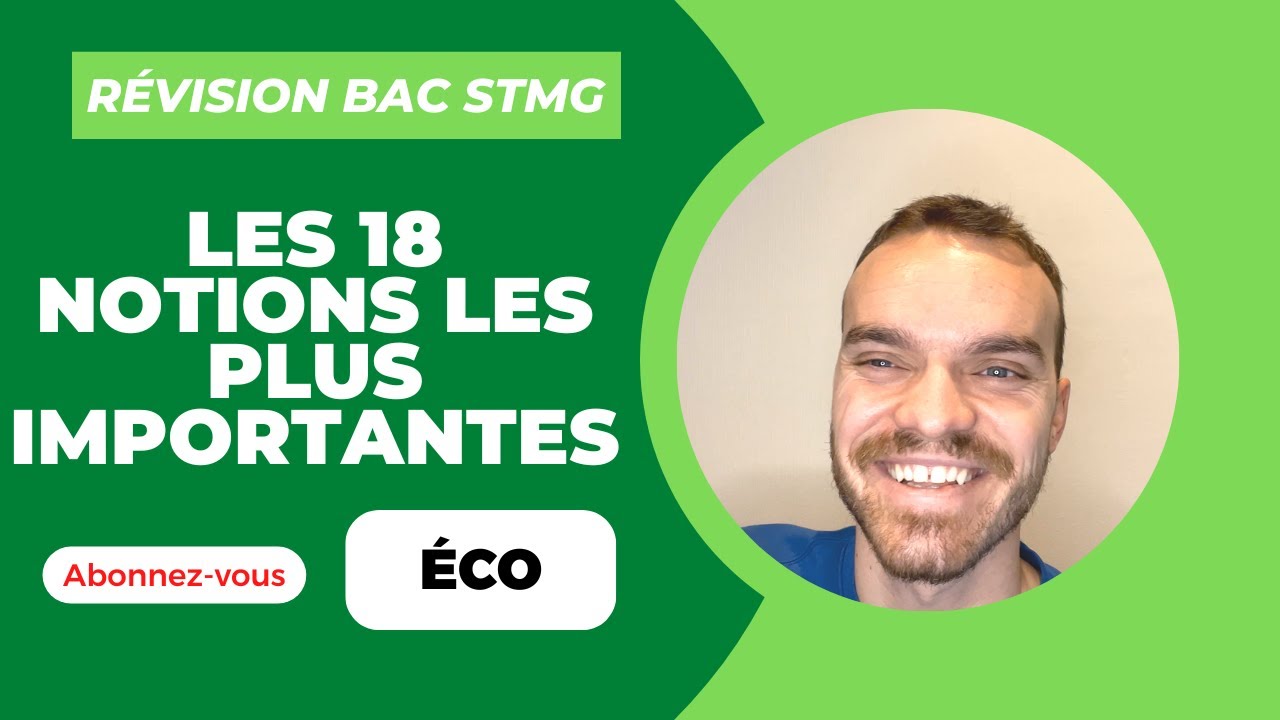 ÉCONOMIE : RÉUSSIR SON ÉPREUVE - BAC STMG