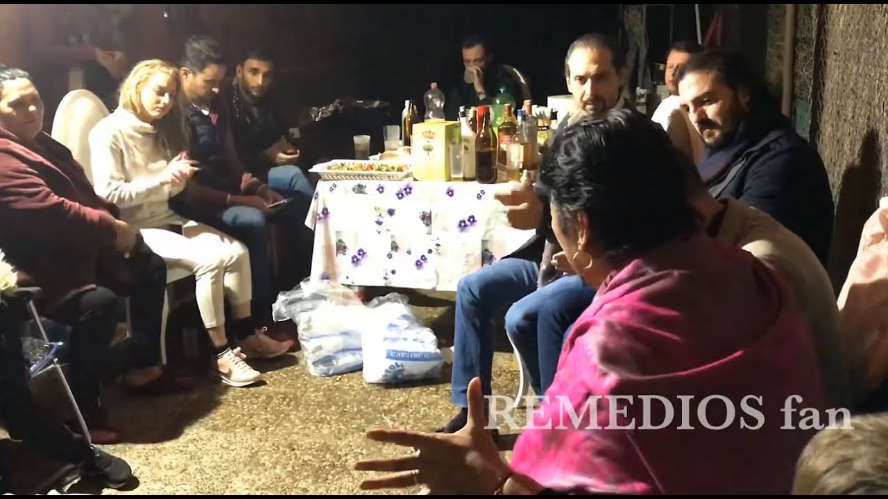 Remedios Amaya en casa de Raimundo Amador nochebuena 2019
