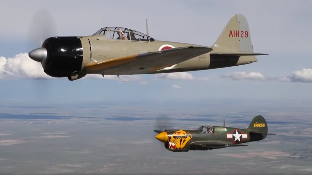 Классические дуэли - Curtiss P-40 Warhawk против Mitsubishi A6M Zero-Sen