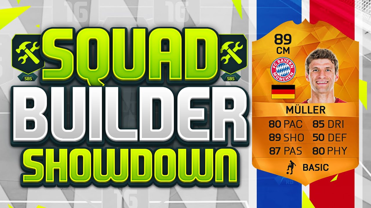 FIFA 16 SQUAD BUILDER SHOWDOWN!!! MAN OF THE MATCH MULLER!!! Orange MOTM Muller  Squad Duel
