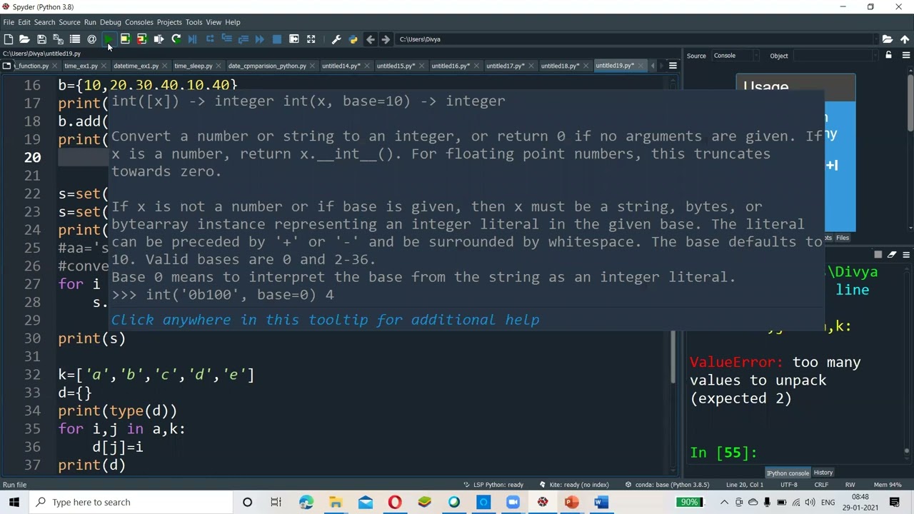 Python List to Set | Python List to Dictionary | How to convert List to Set in Python
